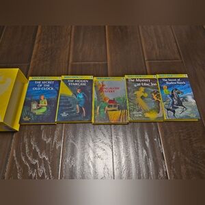 Carolyn Keene Nancy Drew Starter Set 5 books Classic HB YA  Mystery Novels
